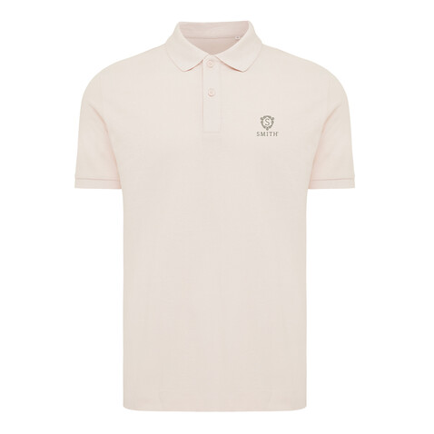 IQONIQ Yosemite Piqué-Poloshirt aus recycelter Baumwolle cloud pink bedrucken, Art.-Nr. T9200.039.XL