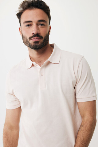 IQONIQ Yosemite Piqué-Poloshirt aus recycelter Baumwolle cloud pink bedrucken, Art.-Nr. T9200.039.XL