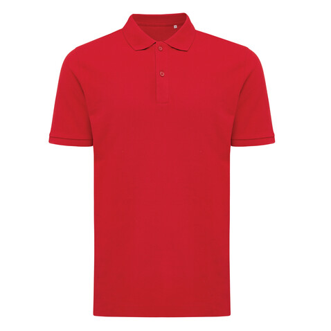 IQONIQ Yosemite Piqué-Poloshirt aus recycelter Baumwolle rot bedrucken, Art.-Nr. T9200.029.4XL