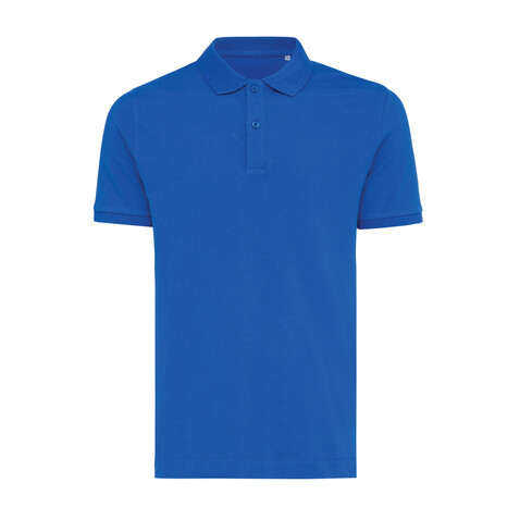IQONIQ Yosemite Piqué-Poloshirt aus recycelter Baumwolle Königsblau bedrucken, Art.-Nr. T9200.025.5XL