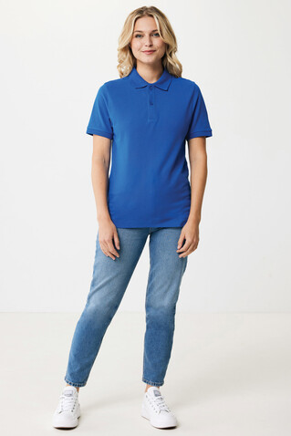 IQONIQ Yosemite Piqué-Poloshirt aus recycelter Baumwolle Königsblau bedrucken, Art.-Nr. T9200.025.5XL