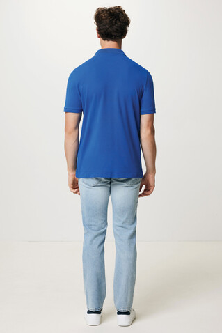 IQONIQ Yosemite Piqué-Poloshirt aus recycelter Baumwolle Königsblau bedrucken, Art.-Nr. T9200.025.5XL