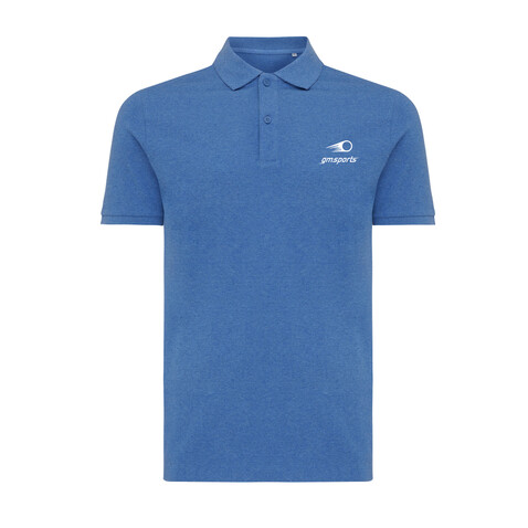 IQONIQ Yosemite Piqué-Poloshirt aus recycelter Baumwolle heather blue bedrucken, Art.-Nr. T9200.024.XS IQONIQ Yosemite Piqué-Poloshirt aus recycelter Baumwolle heather blue bedrucken, Art.-Nr. T9200.024.XS