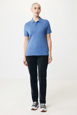 IQONIQ Yosemite Piqué-Poloshirt aus recycelter Baumwolle heather blue bedrucken, Art.-Nr. T9200.024.XS IQONIQ Yosemite Piqué-Poloshirt aus recycelter Baumwolle heather blue bedrucken, Art.-Nr. T9200.024.XS