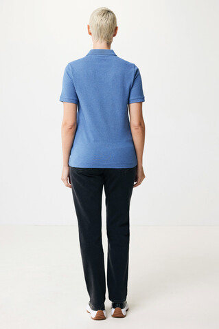 IQONIQ Yosemite Piqué-Poloshirt aus recycelter Baumwolle heather blue bedrucken, Art.-Nr. T9200.024.XS IQONIQ Yosemite Piqué-Poloshirt aus recycelter Baumwolle heather blue bedrucken, Art.-Nr. T9200.024.XS