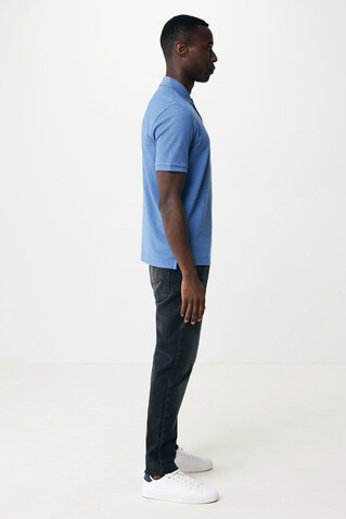 IQONIQ Yosemite Piqué-Poloshirt aus recycelter Baumwolle heather blue bedrucken, Art.-Nr. T9200.024.XS IQONIQ Yosemite Piqué-Poloshirt aus recycelter Baumwolle heather blue bedrucken, Art.-Nr. T9200.024.XS