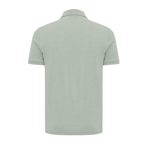 IQONIQ Yosemite Piqué-Poloshirt aus recycelter Baumwolle Iceberg green bedrucken, Art.-Nr. T9200.023.4XL