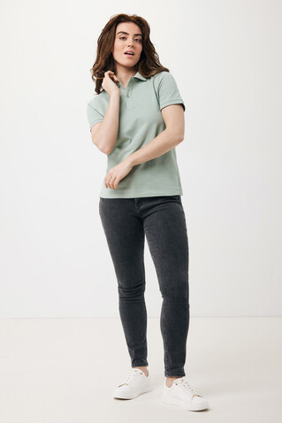 IQONIQ Yosemite Piqué-Poloshirt aus recycelter Baumwolle Iceberg green bedrucken, Art.-Nr. T9200.023.4XL