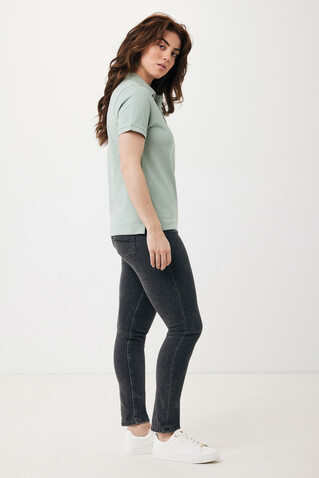 IQONIQ Yosemite Piqué-Poloshirt aus recycelter Baumwolle Iceberg green bedrucken, Art.-Nr. T9200.023.4XL