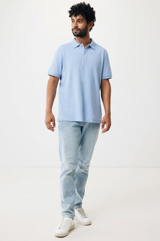 IQONIQ Yosemite Piqué-Poloshirt aus recycelter Baumwolle sky blue bedrucken, Art.-Nr. T9200.022.XXL IQONIQ Yosemite Piqué-Poloshirt aus recycelter Baumwolle sky blue bedrucken, Art.-Nr. T9200.022.XXL