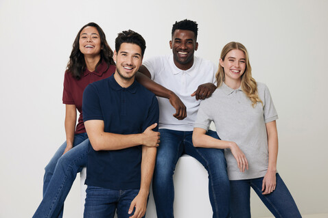 IQONIQ Yosemite Piqué-Poloshirt aus recycelter Baumwolle natural raw bedrucken, Art.-Nr. T9200.018.XXL IQONIQ Yosemite Piqué-Poloshirt aus recycelter Baumwolle natural raw bedrucken, Art.-Nr. T9200.018.XXL