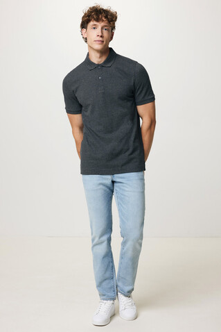 IQONIQ Yosemite Piqué-Poloshirt aus recycelter Baumwolle heather anthracite bedrucken, Art.-Nr. T9200.014.S IQONIQ Yosemite Piqué-Poloshirt aus recycelter Baumwolle heather anthracite bedrucken, Art.-Nr. T9200.014.S