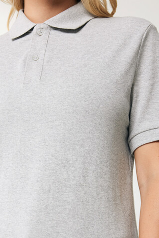 IQONIQ Yosemite Piqué-Poloshirt aus recycelter Baumwolle heather grey bedrucken, Art.-Nr. T9200.013.XXXL