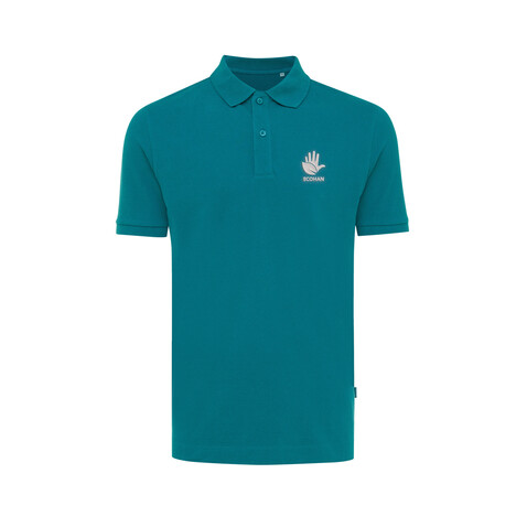 IQONIQ Yosemite Piqué-Poloshirt aus recycelter Baumwolle verdigris bedrucken, Art.-Nr. T9200.009.L IQONIQ Yosemite Piqué-Poloshirt aus recycelter Baumwolle verdigris bedrucken, Art.-Nr. T9200.009.L