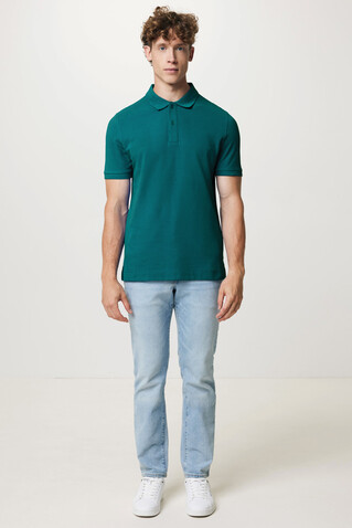 IQONIQ Yosemite Piqué-Poloshirt aus recycelter Baumwolle verdigris bedrucken, Art.-Nr. T9200.009.L IQONIQ Yosemite Piqué-Poloshirt aus recycelter Baumwolle verdigris bedrucken, Art.-Nr. T9200.009.L