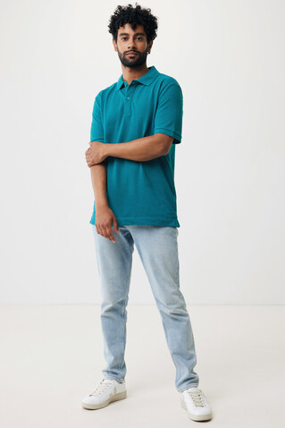 IQONIQ Yosemite Piqué-Poloshirt aus recycelter Baumwolle verdigris bedrucken, Art.-Nr. T9200.009.L IQONIQ Yosemite Piqué-Poloshirt aus recycelter Baumwolle verdigris bedrucken, Art.-Nr. T9200.009.L