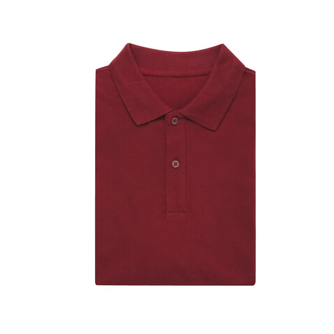 IQONIQ Yosemite Piqué-Poloshirt aus recycelter Baumwolle burgunderrot bedrucken, Art.-Nr. T9200.007.XXS