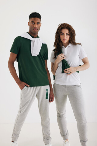 IQONIQ Yosemite Piqué-Poloshirt aus recycelter Baumwolle forest green bedrucken, Art.-Nr. T9200.005.XXXL