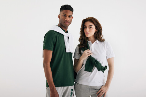 IQONIQ Yosemite Piqué-Poloshirt aus recycelter Baumwolle forest green bedrucken, Art.-Nr. T9200.005.XXXL