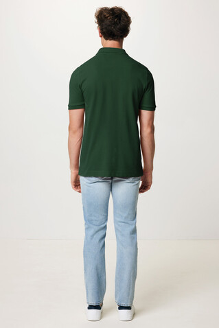 IQONIQ Yosemite Piqué-Poloshirt aus recycelter Baumwolle forest green bedrucken, Art.-Nr. T9200.005.XXXL