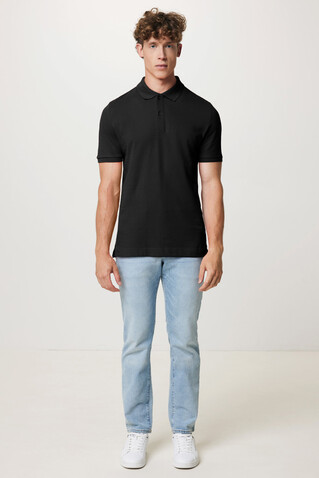 IQONIQ Yosemite Piqué-Poloshirt aus recycelter Baumwolle schwarz bedrucken, Art.-Nr. T9200.001.XL IQONIQ Yosemite Piqué-Poloshirt aus recycelter Baumwolle schwarz bedrucken, Art.-Nr. T9200.001.XL