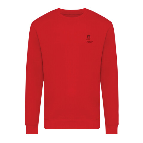 IQONIQ Zion Rundhals-Sweater aus recycelter Baumwolle rot bedrucken, Art.-Nr. T9300.029.XS IQONIQ Zion Rundhals-Sweater aus recycelter Baumwolle rot bedrucken, Art.-Nr. T9300.029.XS