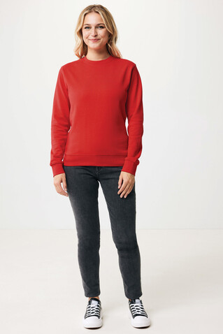 IQONIQ Zion Rundhals-Sweater aus recycelter Baumwolle rot bedrucken, Art.-Nr. T9300.029.XS IQONIQ Zion Rundhals-Sweater aus recycelter Baumwolle rot bedrucken, Art.-Nr. T9300.029.XS