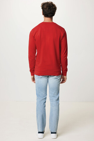 IQONIQ Zion Rundhals-Sweater aus recycelter Baumwolle rot bedrucken, Art.-Nr. T9300.029.XS IQONIQ Zion Rundhals-Sweater aus recycelter Baumwolle rot bedrucken, Art.-Nr. T9300.029.XS