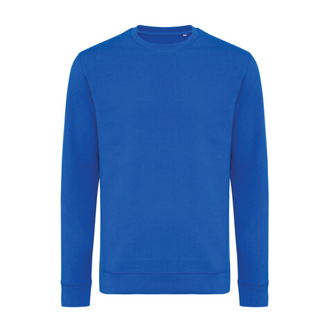 IQONIQ Zion Rundhals-Sweater aus recycelter Baumwolle Königsblau bedrucken, Art.-Nr. T9300.025.L IQONIQ Zion Rundhals-Sweater aus recycelter Baumwolle Königsblau bedrucken, Art.-Nr. T9300.025.L