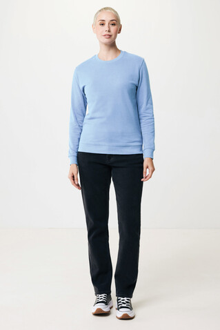 IQONIQ Zion Rundhals-Sweater aus recycelter Baumwolle sky blue bedrucken, Art.-Nr. T9300.022.XL IQONIQ Zion Rundhals-Sweater aus recycelter Baumwolle sky blue bedrucken, Art.-Nr. T9300.022.XL