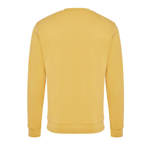 IQONIQ Zion Rundhals-Sweater aus recycelter Baumwolle ochre yellow bedrucken, Art.-Nr. T9300.021.XL IQONIQ Zion Rundhals-Sweater aus recycelter Baumwolle ochre yellow bedrucken, Art.-Nr. T9300.021.XL