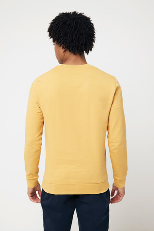 IQONIQ Zion Rundhals-Sweater aus recycelter Baumwolle ochre yellow bedrucken, Art.-Nr. T9300.021.XL IQONIQ Zion Rundhals-Sweater aus recycelter Baumwolle ochre yellow bedrucken, Art.-Nr. T9300.021.XL