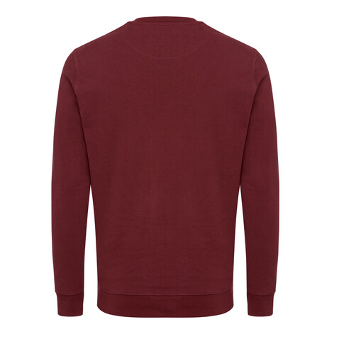 IQONIQ Zion Rundhals-Sweater aus recycelter Baumwolle burgunderrot bedrucken, Art.-Nr. T9300.007.XS IQONIQ Zion Rundhals-Sweater aus recycelter Baumwolle burgunderrot bedrucken, Art.-Nr. T9300.007.XS
