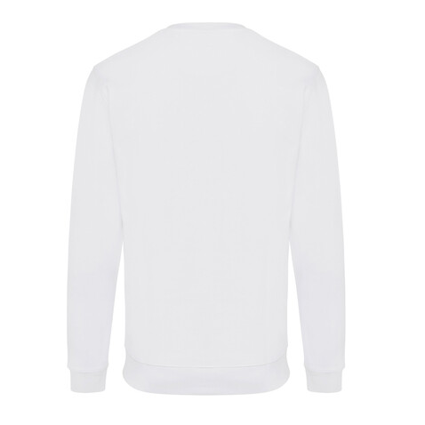 IQONIQ Zion Rundhals-Sweater aus recycelter Baumwolle recycled white bedrucken, Art.-Nr. T9300.004.S
