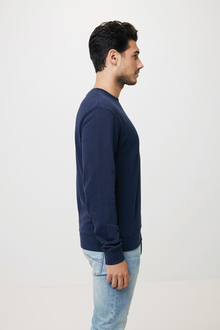 IQONIQ Zion Rundhals-Sweater aus recycelter Baumwolle navy blau bedrucken, Art.-Nr. T9300.002.L IQONIQ Zion Rundhals-Sweater aus recycelter Baumwolle navy blau bedrucken, Art.-Nr. T9300.002.L