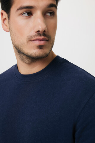 IQONIQ Zion Rundhals-Sweater aus recycelter Baumwolle navy blau bedrucken, Art.-Nr. T9300.002.L IQONIQ Zion Rundhals-Sweater aus recycelter Baumwolle navy blau bedrucken, Art.-Nr. T9300.002.L