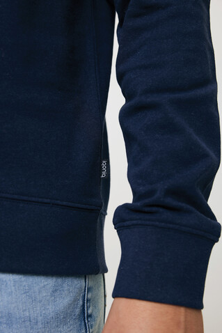IQONIQ Zion Rundhals-Sweater aus recycelter Baumwolle navy blau bedrucken, Art.-Nr. T9300.002.L IQONIQ Zion Rundhals-Sweater aus recycelter Baumwolle navy blau bedrucken, Art.-Nr. T9300.002.L