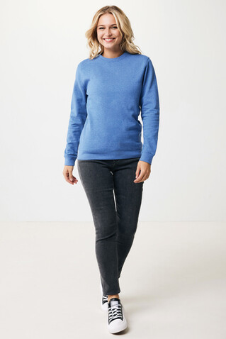 IQONIQ Denali ungefärbt. Rundhals-Sweater aus recycelter BW heather blue bedrucken, Art.-Nr. T9301.024.XXXL IQONIQ Denali ungefärbt. Rundhals-Sweater aus recycelter BW heather blue bedrucken, Art.-Nr. T9301.024.XXXL