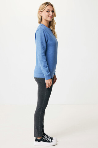 IQONIQ Denali ungefärbt. Rundhals-Sweater aus recycelter BW heather blue bedrucken, Art.-Nr. T9301.024.XXXL IQONIQ Denali ungefärbt. Rundhals-Sweater aus recycelter BW heather blue bedrucken, Art.-Nr. T9301.024.XXXL