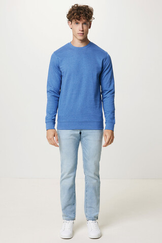 IQONIQ Denali ungefärbt. Rundhals-Sweater aus recycelter BW heather blue bedrucken, Art.-Nr. T9301.024.XXXL IQONIQ Denali ungefärbt. Rundhals-Sweater aus recycelter BW heather blue bedrucken, Art.-Nr. T9301.024.XXXL