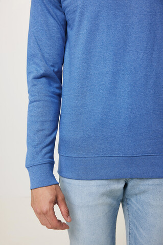 IQONIQ Denali ungefärbt. Rundhals-Sweater aus recycelter BW heather blue bedrucken, Art.-Nr. T9301.024.XXXL IQONIQ Denali ungefärbt. Rundhals-Sweater aus recycelter BW heather blue bedrucken, Art.-Nr. T9301.024.XXXL