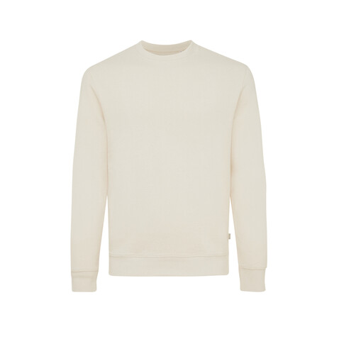 IQONIQ Denali ungefärbt. Rundhals-Sweater aus recycelter BW natural raw bedrucken, Art.-Nr. T9301.018.XXXL
