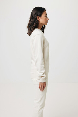 IQONIQ Denali ungefärbt. Rundhals-Sweater aus recycelter BW natural raw bedrucken, Art.-Nr. T9301.018.XXXL