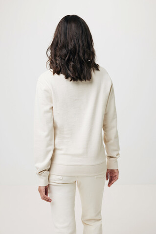 IQONIQ Denali ungefärbt. Rundhals-Sweater aus recycelter BW natural raw bedrucken, Art.-Nr. T9301.018.XXXL