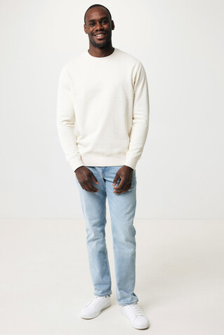 IQONIQ Denali ungefärbt. Rundhals-Sweater aus recycelter BW natural raw bedrucken, Art.-Nr. T9301.018.XXXL