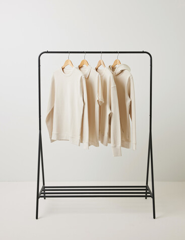 IQONIQ Denali ungefärbt. Rundhals-Sweater aus recycelter BW natural raw bedrucken, Art.-Nr. T9301.018.XXXL