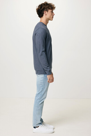 IQONIQ Denali ungefärbt. Rundhals-Sweater aus recycelter BW heather navy bedrucken, Art.-Nr. T9301.016.XS IQONIQ Denali ungefärbt. Rundhals-Sweater aus recycelter BW heather navy bedrucken, Art.-Nr. T9301.016.XS