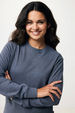 IQONIQ Denali ungefärbt. Rundhals-Sweater aus recycelter BW heather navy bedrucken, Art.-Nr. T9301.016.XS IQONIQ Denali ungefärbt. Rundhals-Sweater aus recycelter BW heather navy bedrucken, Art.-Nr. T9301.016.XS