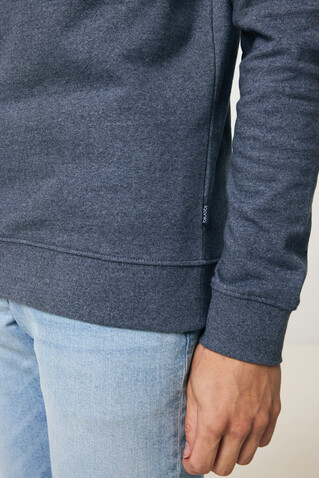 IQONIQ Denali ungefärbt. Rundhals-Sweater aus recycelter BW heather navy bedrucken, Art.-Nr. T9301.016.XS IQONIQ Denali ungefärbt. Rundhals-Sweater aus recycelter BW heather navy bedrucken, Art.-Nr. T9301.016.XS