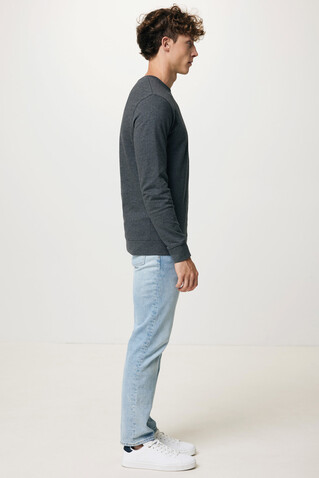 IQONIQ Denali ungefärbt. Rundhals-Sweater aus recycelter BW heather anthracite bedrucken, Art.-Nr. T9301.014.XL IQONIQ Denali ungefärbt. Rundhals-Sweater aus recycelter BW heather anthracite bedrucken, Art.-Nr. T9301.014.XL